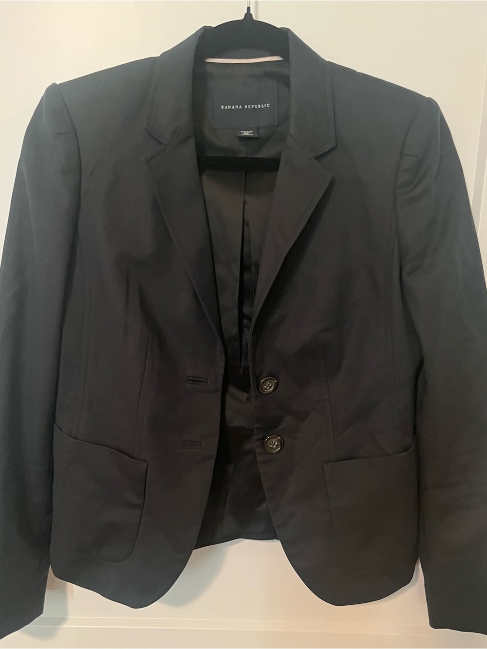 Banana Republic Black Women's Two-Button Blazer